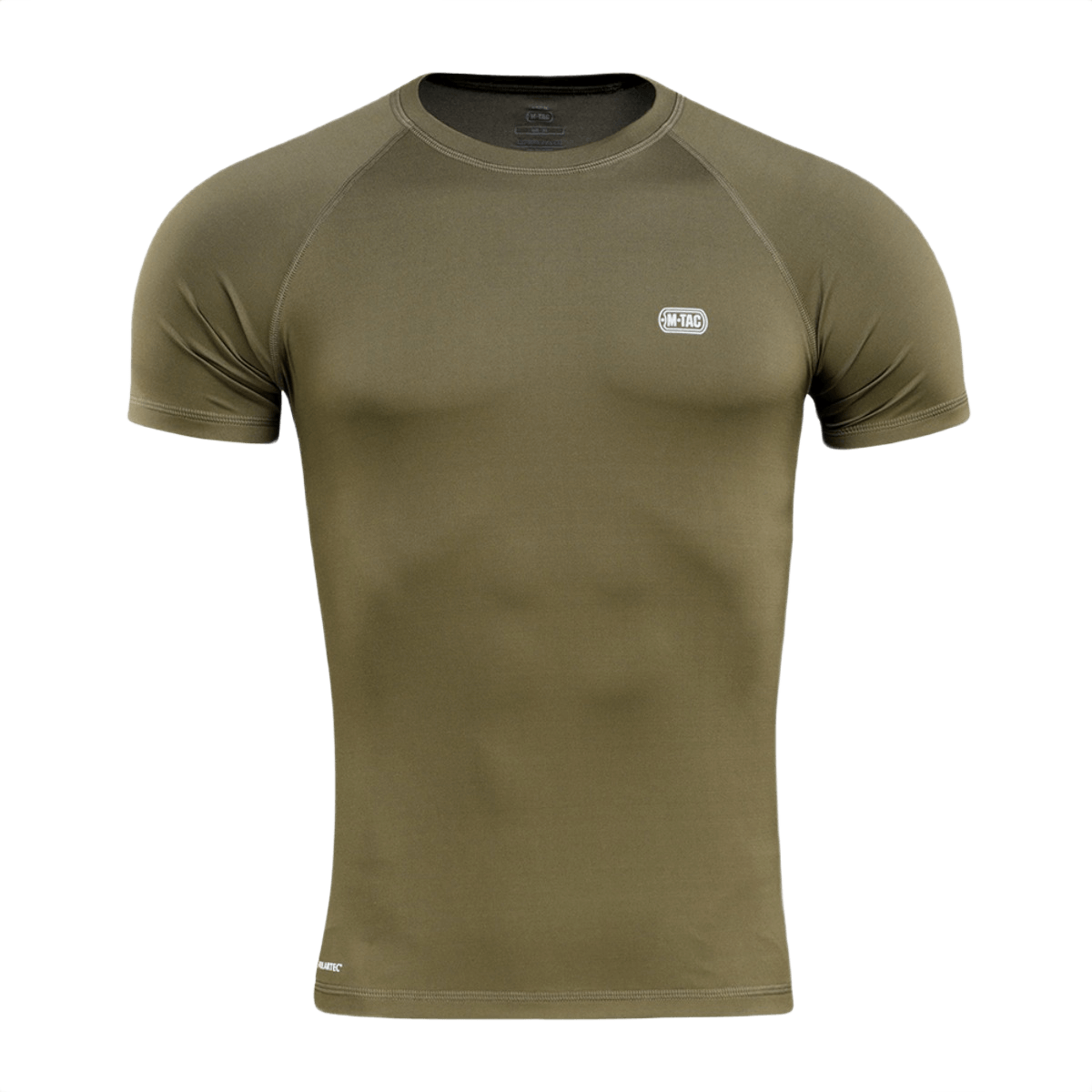 Oliivinvihreä M-Tac T-paita Ultra Light Polartec valmistettu Power Dry® -materiaalista, hikiä siirtävä ja nopeasti kuivuva.