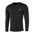 Musta M-Tac Vinter Baselayer Thermo -paita Pontetorto®-fleecestä, talvikomforttiin, anatominen istuvuus.