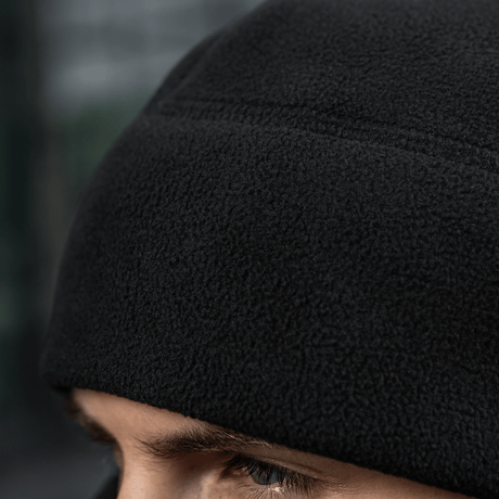 M-Tac Watch Cap Elite Fleece Beanie Hat Slimtex mustassa fleecessä Slimtex-lämpökerroksella. Taktista lämpöä ja kestävyys kylmään