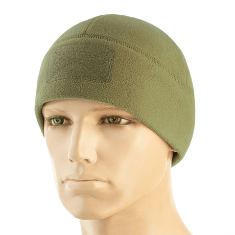 M-Tac Watch Cap Elite Fleece Beanie Hat Velcro, vihreä, valmistettu 100% polyesterifleecestä, Velcro-paneeli merkeille. Ihanteellinen kylmään säähän.