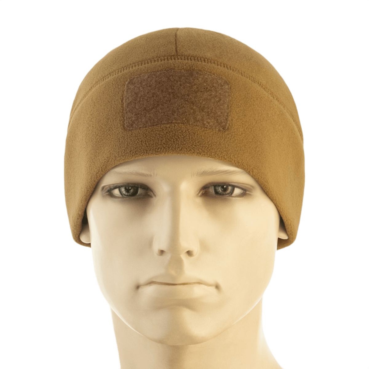 M-Tac Watch Cap Elite Fleece Beanie Hat Velcro, lämmin pipo Velcro-paneelilla, täydellinen talveen ja ulkoiluun, karamellinvärinen.