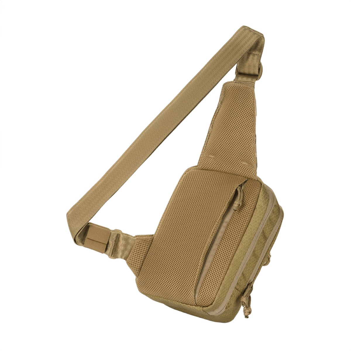 M-Tac Sling -pistoolilaukku Elite Hex Velcro kestävässä Cordura-kankaassa, säädettävä olkahihna ja Velcro-paikat merkeille.