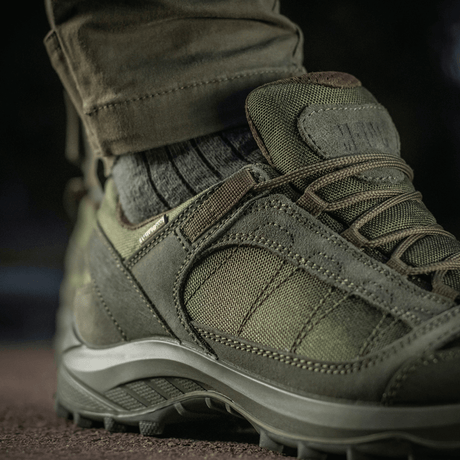 Tactical Sneakers Demi-Season – kevyt ja mukava, moderni ulkoilukenkiin suunniteltu nahka- ja Cordura-yhdistelmä kumavahvistuksin.