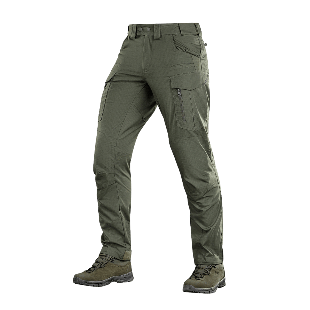 M-Tac taktiset housut Patriot Gen. II Flex kevyt rip-stop-kangas, käytännölliset etutaskut ja vahvistetut osat.