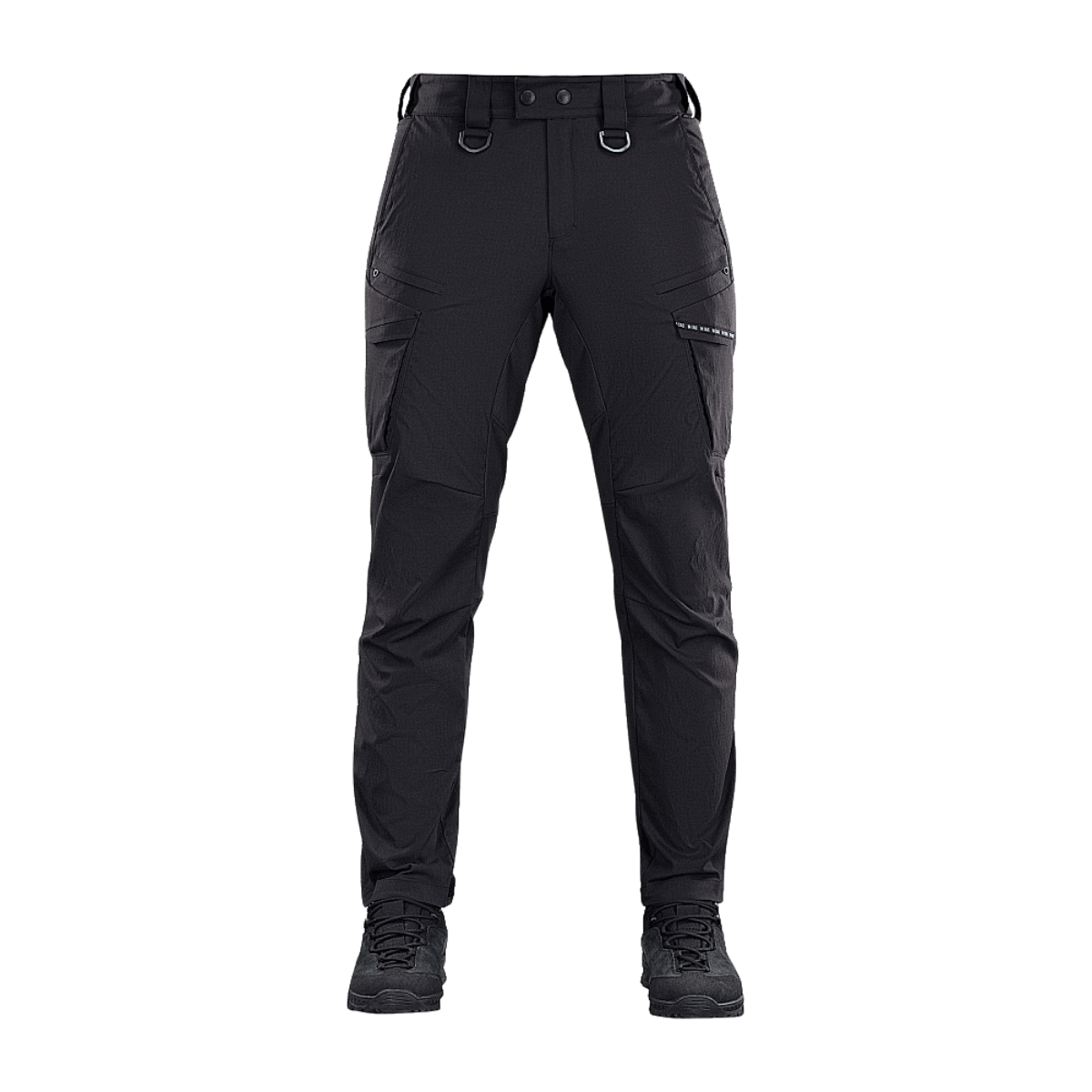 M-Tac-housut Aggressor Summer Flex mustana, kevyt Rip-Stop-nylon, optimaalinen hengittävyys, sopii kuumaan säähän ja taktiseen käyttöön.