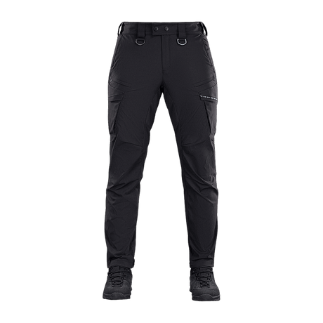 M-Tac-housut Aggressor Summer Flex mustana, kevyt Rip-Stop-nylon, optimaalinen hengittävyys, sopii kuumaan säähän ja taktiseen käyttöön.