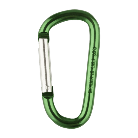 M-Tac karabiinihaka 8 cm vihreässä alumiinissa, täydellinen varusteiden kiinnittämiseen liiviin, vyöhön tai reppuun. Kevyt ja kestävä design.