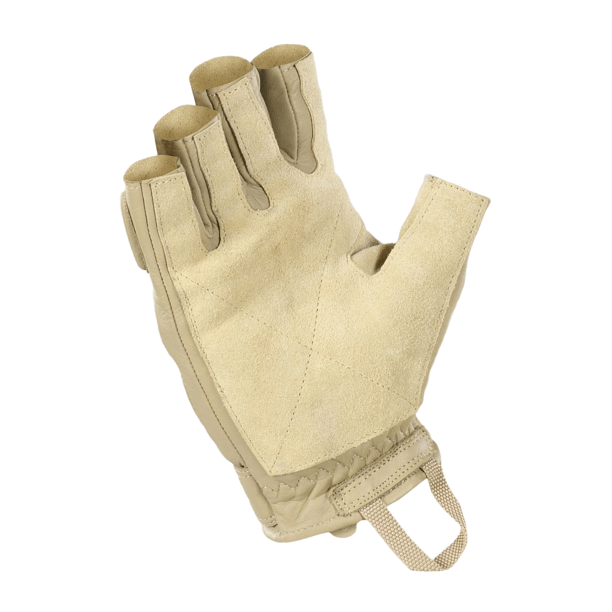 M-Tac Fingerløse Handsker Assault Tactical Mk.1 taktiseen käyttöön, vahvistettu nahkakämmen, beige sormettomat malli