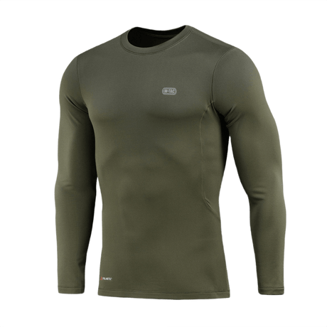 M-Tac Level I Polartec Thermal Shirt vihreänä, aluspaita suurella lämmönsäätelyllä ja nopeasti kuivuvalla Power Dry® -materiaalilla.
