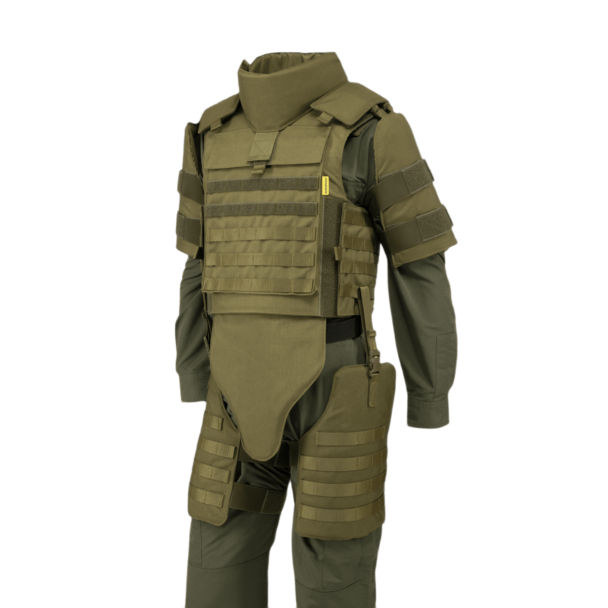 Anorak Niobium® Tactical II – full set moniuhkainen kehonpanssari suojaa aseilta erikoisyksiköille.