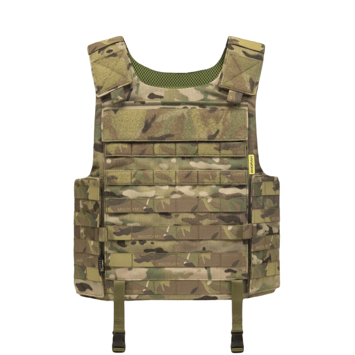 Anorak Tactical I MultiCam® Cover ergonomisilla ominaisuuksilla ja 360° PALS-nauhoilla poliisille ja puolustusvoimille.