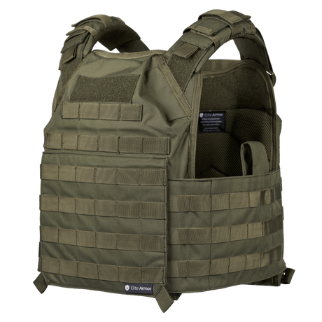 EA Plate Carrier vihreä — tuotekuva.