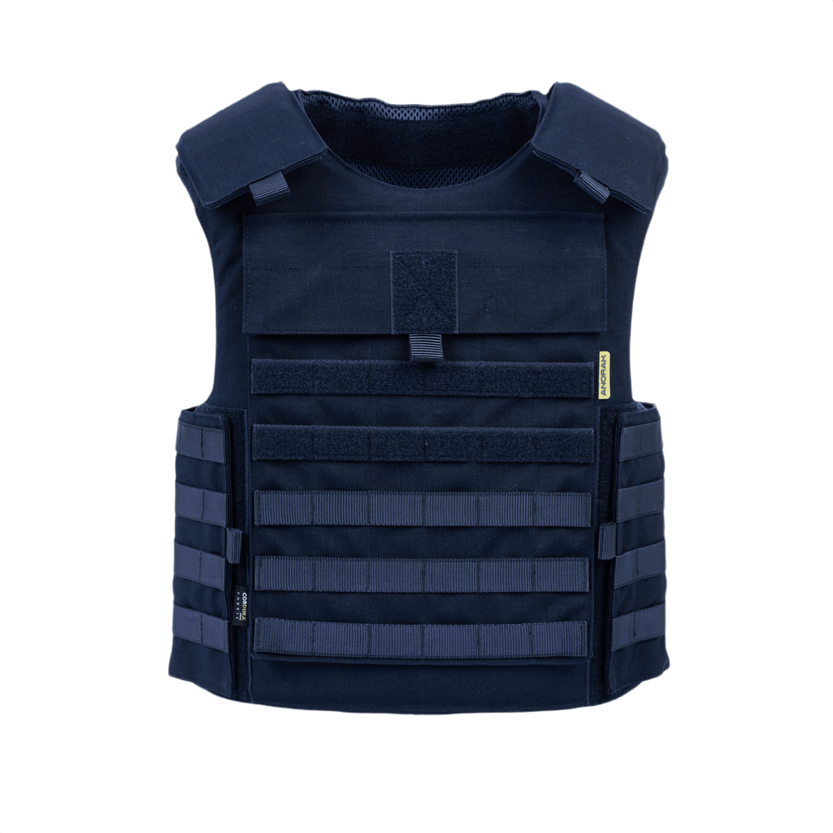 Anorak Rhodium® Tactical II – fr.bk. pistos- ja luodinsuojaliivi, NIJ Level IIIA -suojaus, musta väri.
