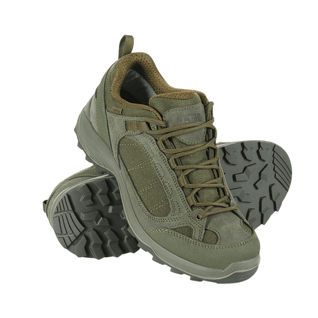Tactical Sneakers Demi-Season – Kevyt ja mukava, vihreät kengät trekkingiin ja ulkoiluun, kestävä pohja, kumivahvistettu kärki ja kanta.