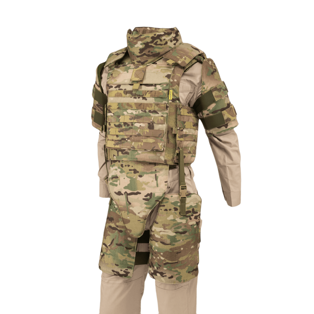 Anorak Titanium® Tactical II - full set MultiCam® Level IIIA pehmeä suojaliivi erikoisjoukoille, maksimaalinen suojaus ja kantokyky