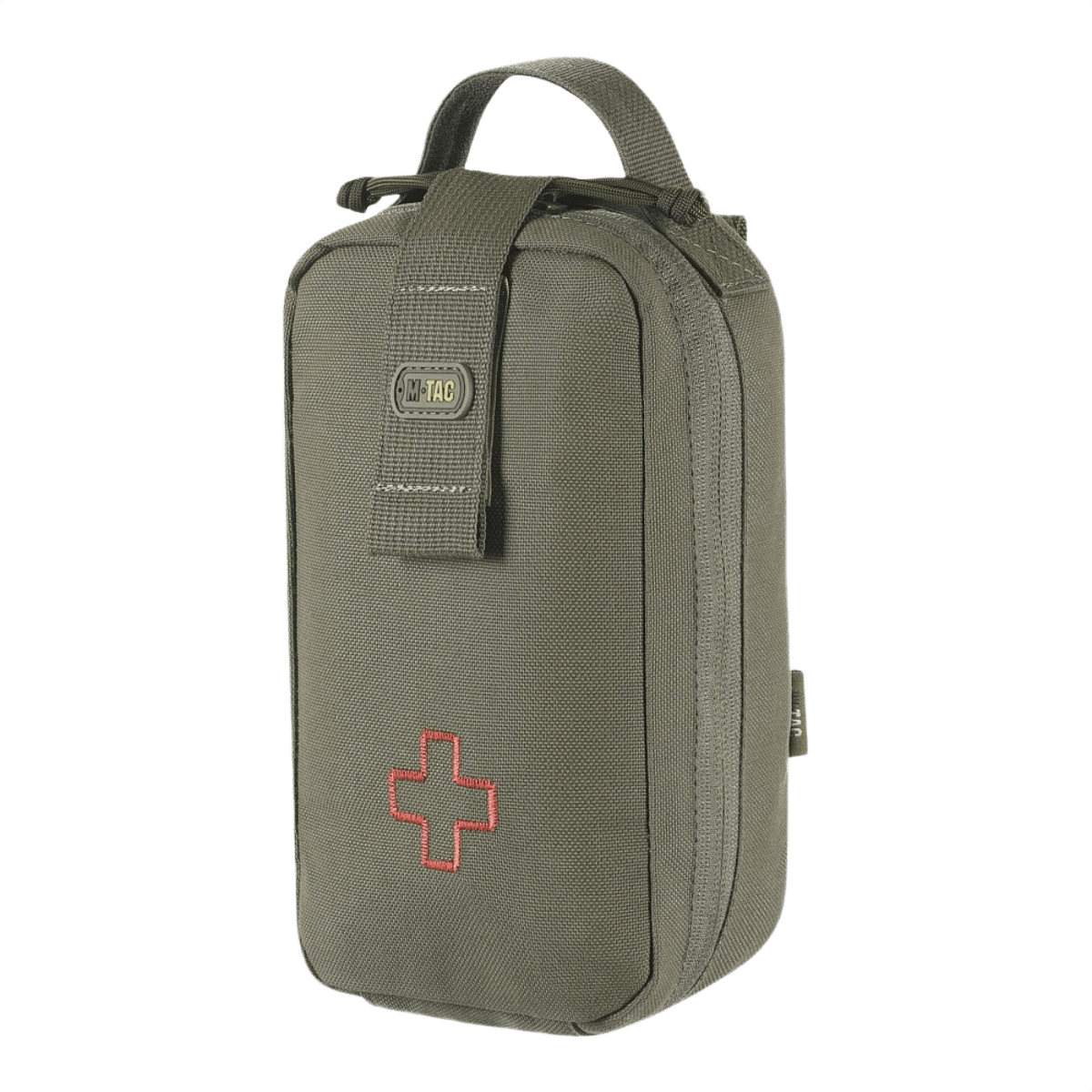 M-Tac Medical Pouch Rip Off ensiapupakkauksen säilytykseen, kiinnitetty MOLLE-paneeleihin, turvallinen vetoketjusuljin.
