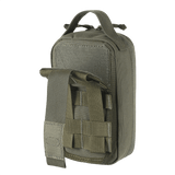M-Tac Medical Pouch Rip Off ensiapuun, kiinnitettävä MOLLE Velcro -paneeleihin, helposti irrotettava, kestävä vetoketju, modulaarinen muotoilu, oliivinvihreä laukku.