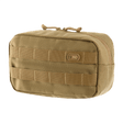 M-Tac vaakasuuntainen Utility-laukku Cordura 1000D:stä MOLLE-kiinnityksellä ja vetoketjuilla, sopii ulkoiluun ja lääkintävarusteille.