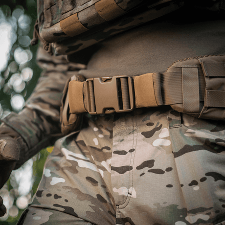 M-Tac War Belt ARMOR taktinen vyö MOLLE-webbingillä ja kestävästä Cordura 500D -materiaalista.