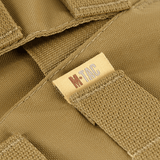 Lähikuva M-Tac War Belt ARMORista, valmistettu Cordura 500D:stä, MIL-SPEC MOLLE-narulla taktiseen varusteiden käsittelyyn.