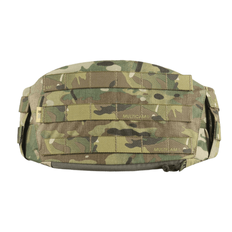 M-Tac War Belt ARMOR MIL-SPEC MOLLE-webbingillä, taktisiin tehtäviin, valmistettu Cordura 500D -kankaasta maastokuviossa.