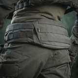 M-Tac War Belt ARMOR MOLLE-webbingillä ja Cordura 500D -kankaalla, tarkoitettu taktiseen käyttöön ja nykyaikaiseen taisteluvarustukseen.