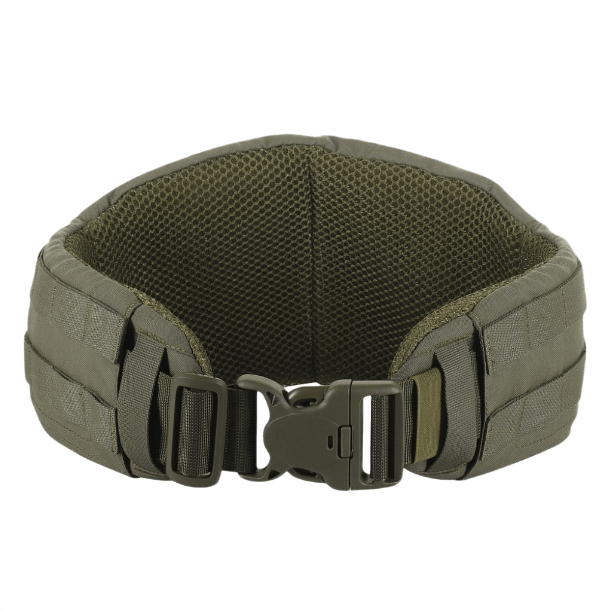 M-Tac War Belt ARMOR kestävässä Cordura 500D:ssä MOLLE-webbingillä ja tukevalla sulkimella taktisiin tehtäviin.