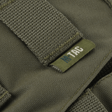 Lähikuva M-Tac War Belt ARMORista, valmistettu Cordura 500D:stä ja MIL-SPEC MOLLE-webbingillä taktisiin tarkoituksiin.