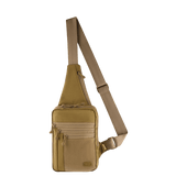 M-Tac Carry Sling Taske Elite Gen.IV, khaki, kestävä nylon ja säädettävä olkahihna, galleria, positio 1