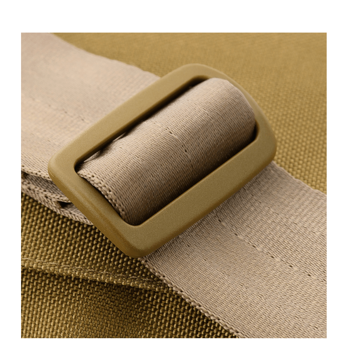M-Tac Carry Sling Taske Elite Gen.IV, khaki nylon, Velcro, vahva solki ja säädettävä remmi, galleria, positio 1