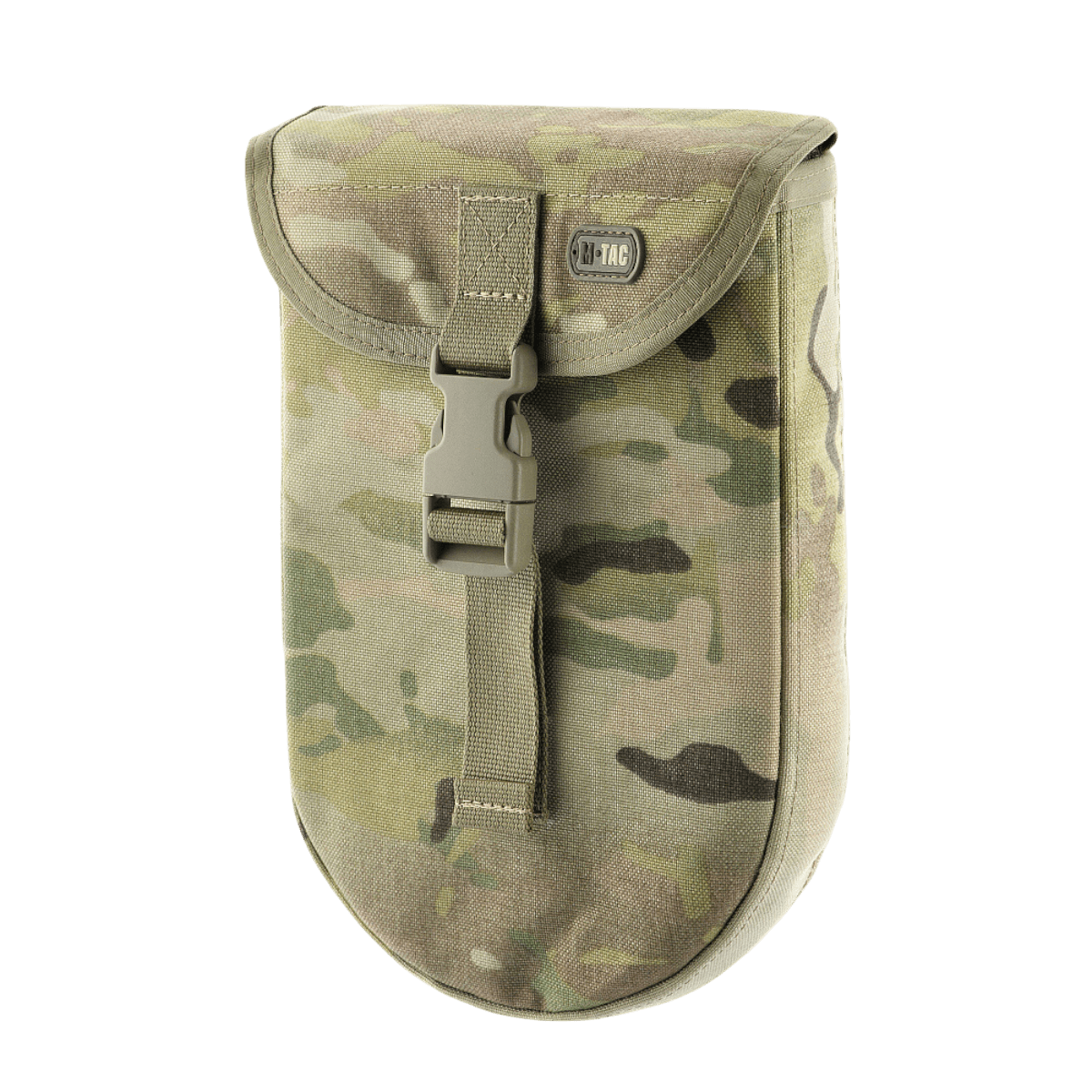 M-Tac taittolapion kotelo Multicam – kestävä taktinen pouch CORDURA 1000D:stä taittolapiolle, MOLLE-yhteensopiva.