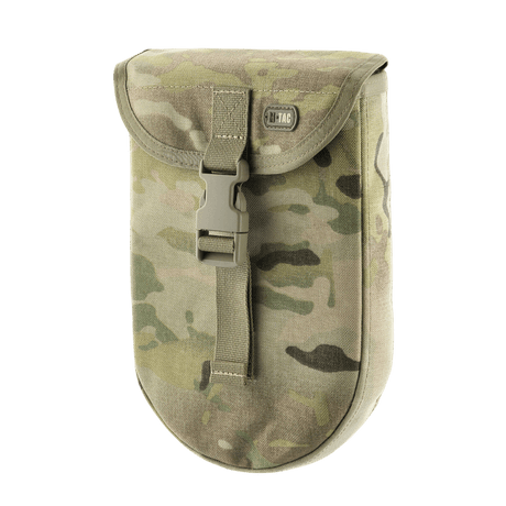 M-Tac taittolapion kotelo Multicam – kestävä taktinen pouch CORDURA 1000D:stä taittolapiolle, MOLLE-yhteensopiva.