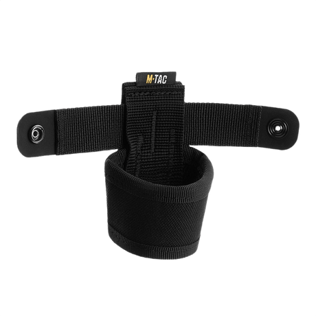 M-Tac Baton Pouch Elite robustista nylonista, suunniteltu patukoille, tarjoaa nopean pääsyn ja turvallisen säilytyksen, sopii poliisille ja turvallisuusalalle.