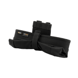 M-Tac Mag Drop Pouch Elite mustana nopeaan lippaiden vaihtoon, suunniteltu MOLLE-kiinnikkeillä ja pikavapautusjärjestelmällä.