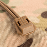 Pikavapautusjärjestelmän sulkudetalji, M-Tac Mag Drop Pouch Elite.