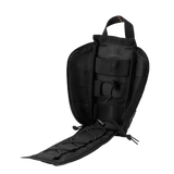 M-Tac Medical Pouch Elite Rip Off, taktinen ensiapupussi avattuna helppoon pääsyyn sisältöön, suunniteltu nopeisiin hätätilanteisiin.