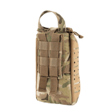M-Tac Medical Pouch Elite Rip Off maastokuvioitu, kahvalla ja joustavilla hihnoilla järjestettyyn säilytykseen.
