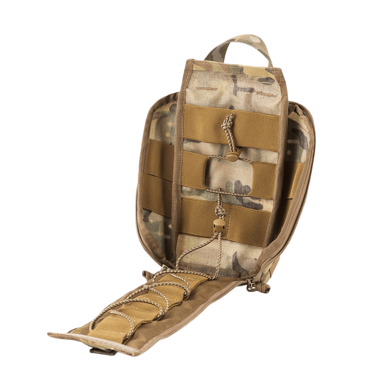 M-Tac Medical Pouch Elite Rip Off - taktinen ensiapupussi nopealla avauksella, joustavilla hihnoilla ja paracordilla.