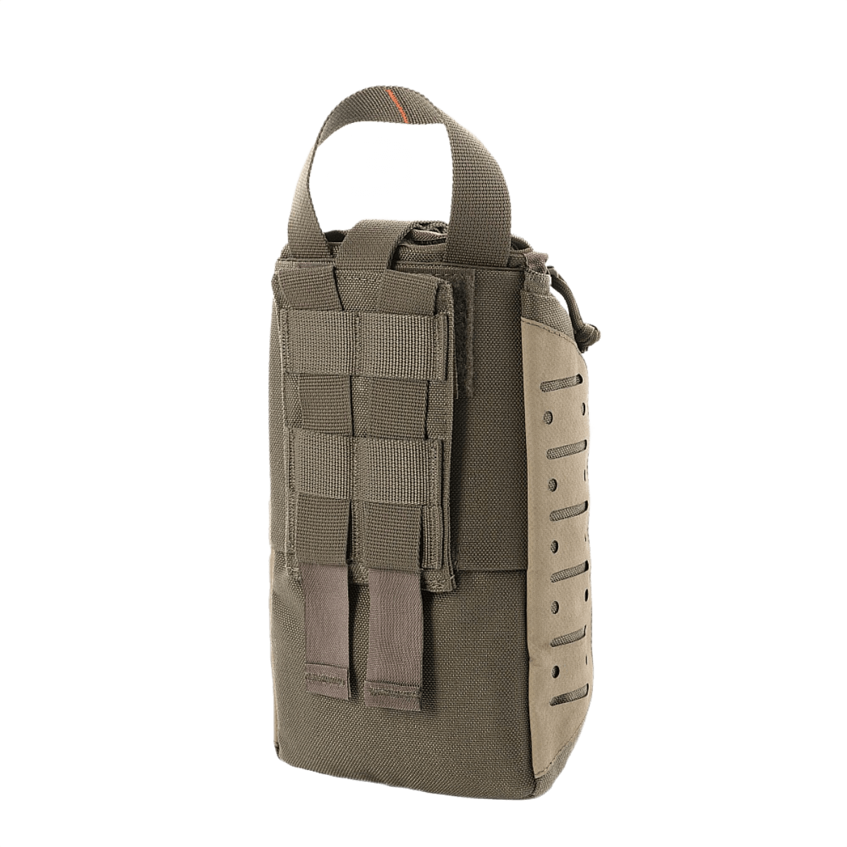 M-Tac Medical Pouch Elite Rip Off vihreänä, taktinen ensiapupussi nopealla pääsyllä ja joustavilla hihnoilla