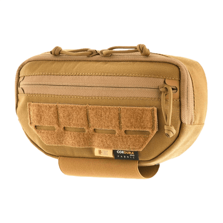 M-Tac Plate Carrier Lower Accessory Pouch Gen.II Elite Cordura 1000D -materiaalista, toiminnallinen pussi nopeaa varusteiden saatavuutta varten.