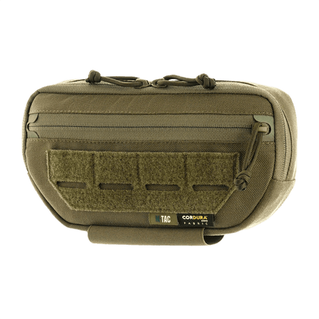 M-Tac Plate Carrier Lower Accessory Pouch Gen.II Elite kestävässä Cordura 1000D -materiaalissa, velkro-kiinnitys ja kaksi lokeroa.