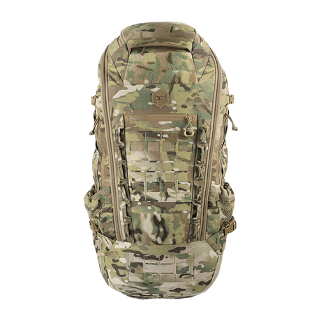 M-Tac Rygsæk Large Gen.III Elite kestävästä Cordura-kankaasta, ergonomisesti suunniteltu taktisiin tarkoituksiin ja varusteiden kuljetukseen.