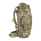 M-Tac Rygsæk Large Gen.III Elite camouflagella, ergonomisesti suunniteltu taktiseen käyttöön ja varusteiden kuljetukseen, valmistettu kestävästä Cordura-materiaalista.