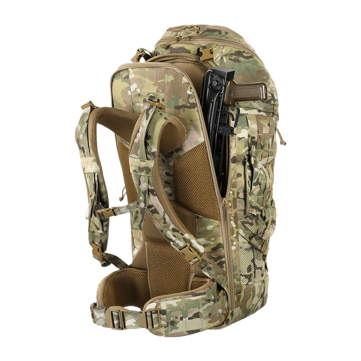 M-Tac Rygsæk Large Gen.III Elite camouflagemallilla, ergonominen ja tilava taktisten varusteiden kuljetukseen, valmistettu Cordura 500D:stä.