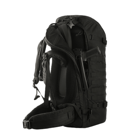 M-Tac Rygsæk Gen.II Elite Large mustana ergonomisella muotoilulla ja kestävästä Cordura-materiaalista, sopii ulko- ja taktiseen käyttöön.