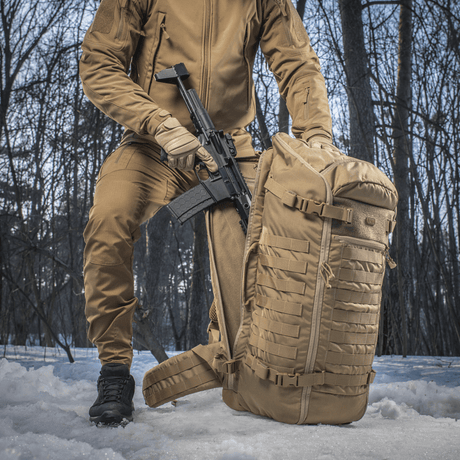 M-Tac Rygsæk Gen.II Elite Large, ulkona siistillä muotoilulla ja asenkantajalla, valmistettu kestävästä Cordura-materiaalista.