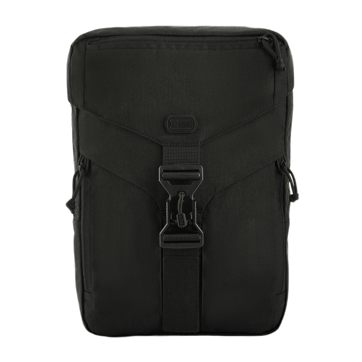 M-Tac Magnet XL Bag Elite – musta tabletti- ja olkalaukku FidLock V-Buckle -magneettilukolla.