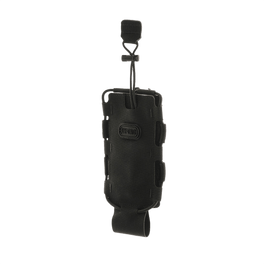 M-Tac Flaske Holder Elite joustavilla sivunauhoilla ja MOLLE-kiinnityksellä pulloille, valmistettu Cordura 500D:stä, sivulta nähtynä