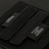 Lähikuva M-Tac Double Mag Pouch Hook Backed Magazine -lippaskotelosta Velcro-sulkemisella, sopii kahden pistoolilipaan tai vastaavan säilytykseen.