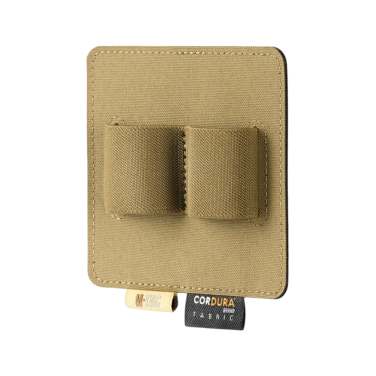 M-Tac Double Mag Pouch Hook Backed Magazine beige Cordura-kankaasta Velcro-kiinnityksellä